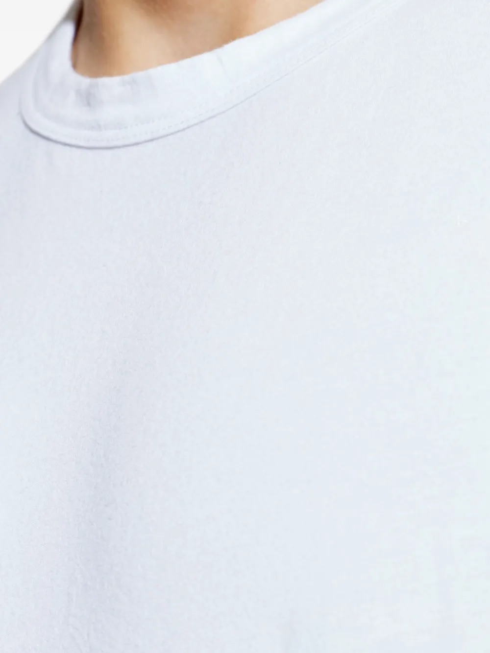 Officine Generale Drie T-shirts met korte mouwen en ronde hals Wit