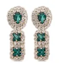 Moschino crystal-embellished earrings - Silver