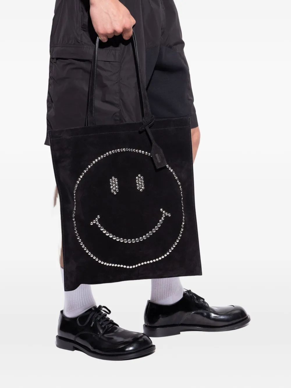 Moschino Smiley Face shopper - Zwart