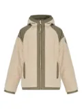 Canada Goose logo-patch fleece jacket - Neutrals