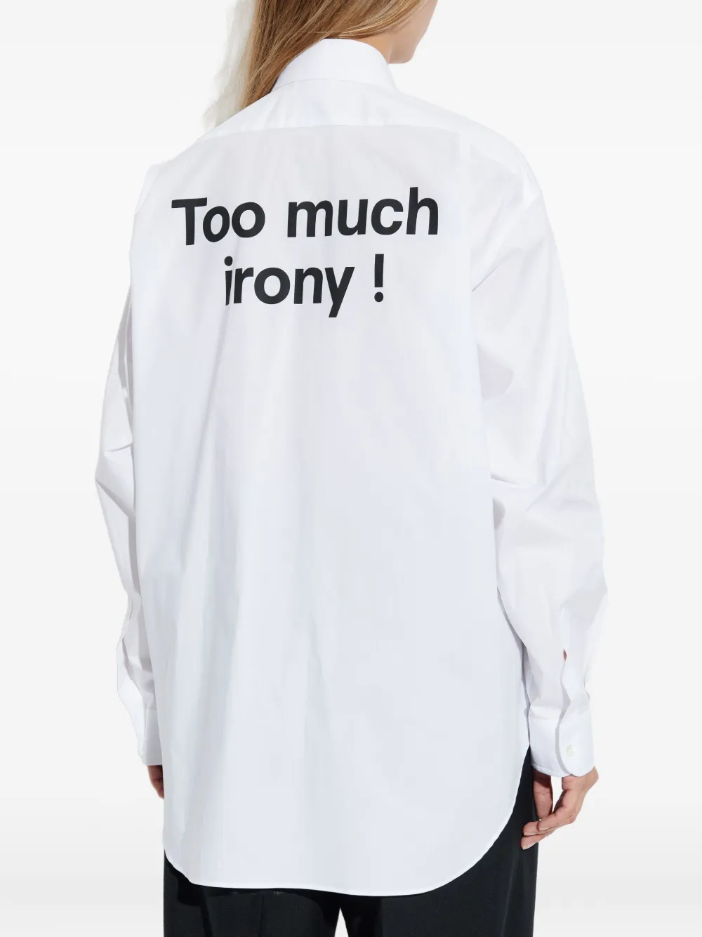 Moschino Blouse met abstracte print Wit