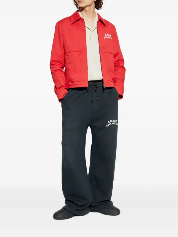 AMIRI Embroidered Cotton Jacket | Red | FARFETCH