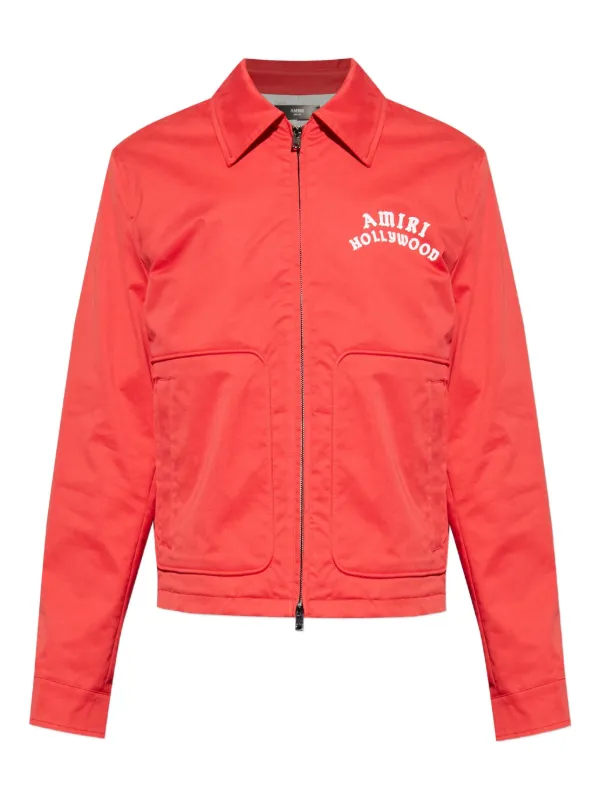 AMIRI エンブロイダリー ジャケット | レッド | FARFETCH JP