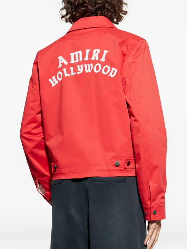 AMIRI エンブロイダリー ジャケット | レッド | FARFETCH JP