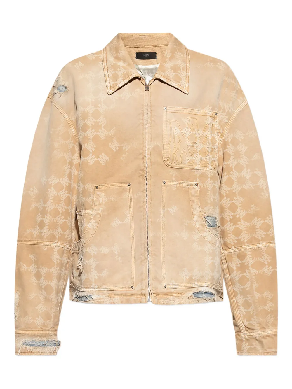 AMIRI Gerafeld jack met print Beige