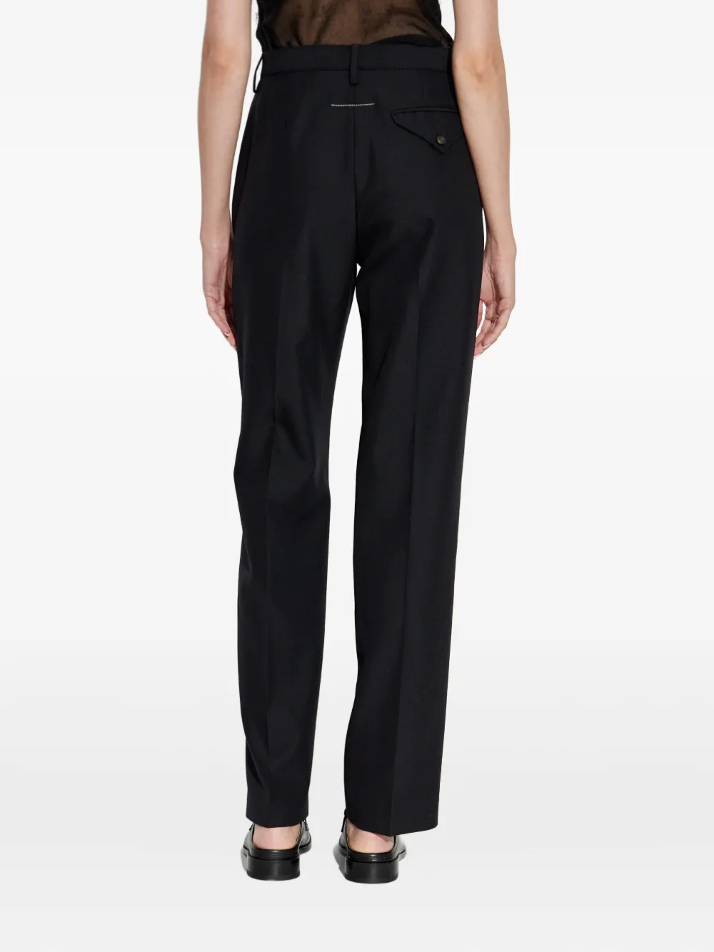 MM6 Maison Margiela Plooibroek Zwart