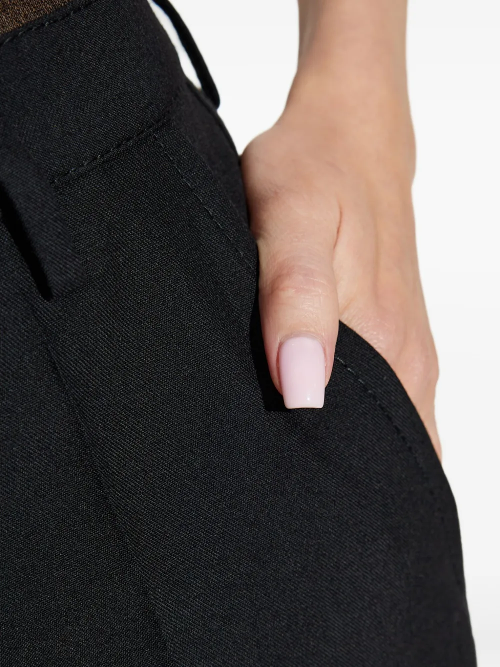 MM6 Maison Margiela Plooibroek Zwart