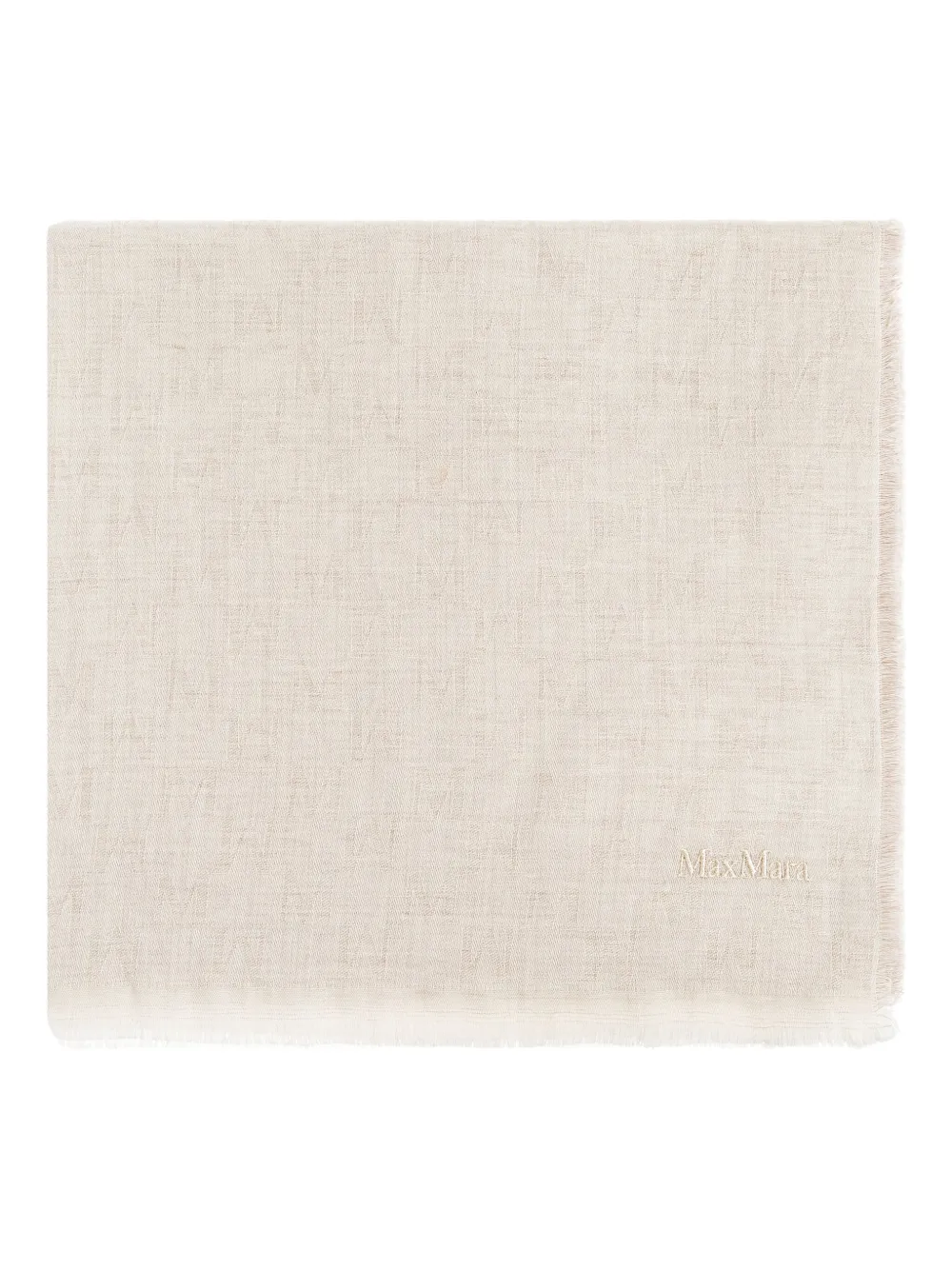 Max Mara Sciarpa con stampa - Toni neutri