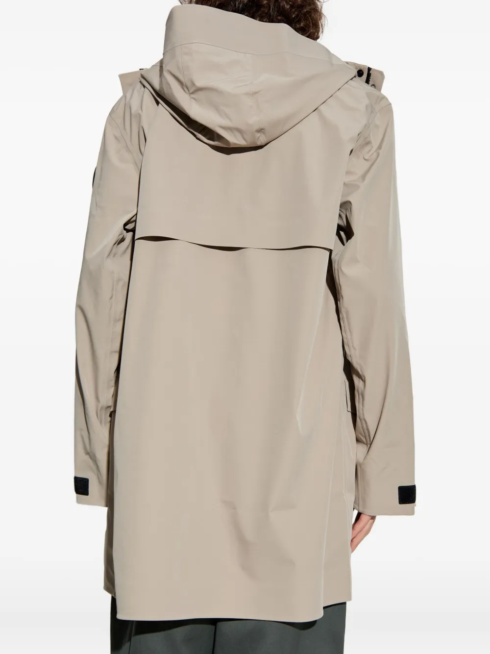 Canada Goose Parka met logopatch Grijs