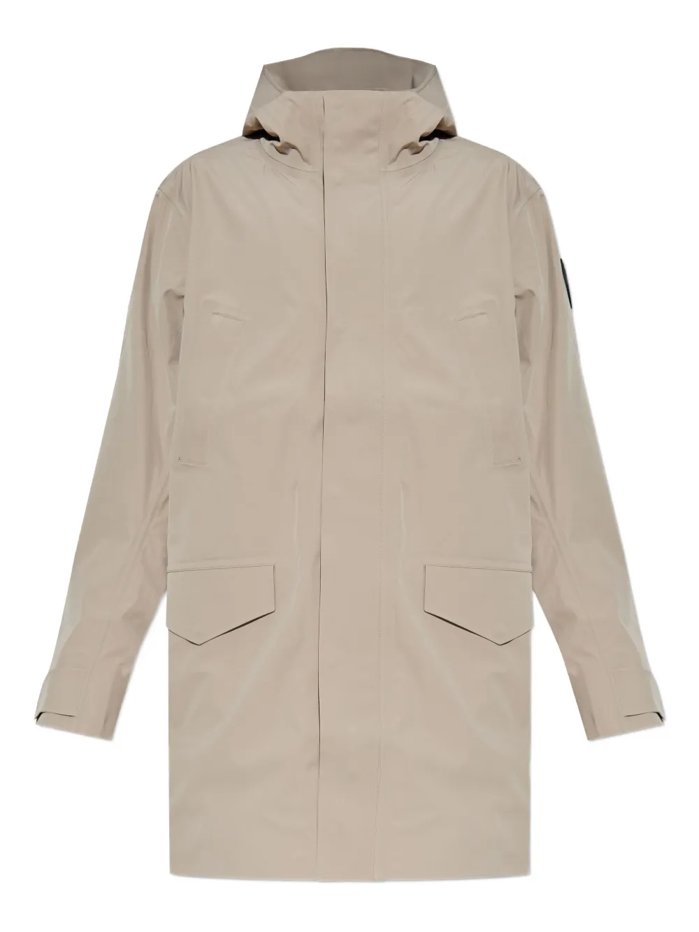Canada Goose Parka met logopatch Grijs
