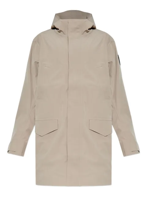 Canada Goose logo-patch parka coat