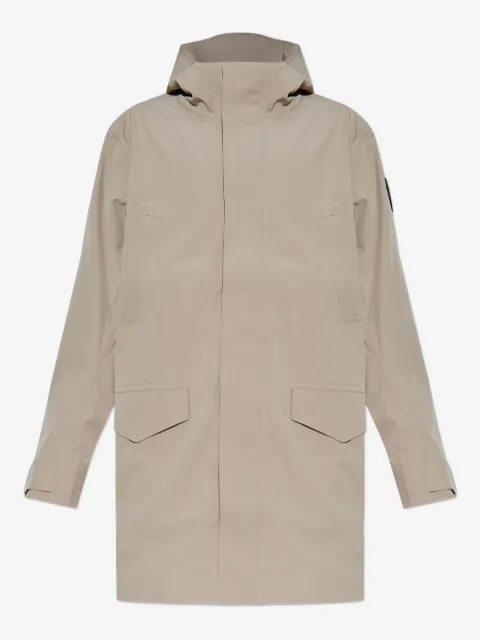 Canada Goose logo-patch parka coat