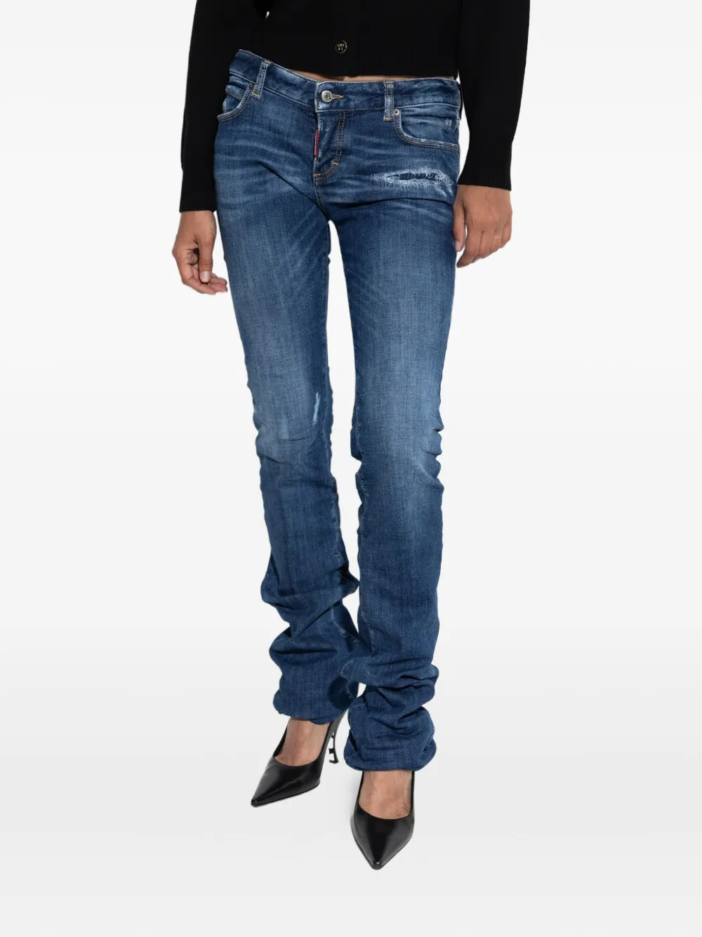 DSQUARED2 Gerafelde jeans Blauw