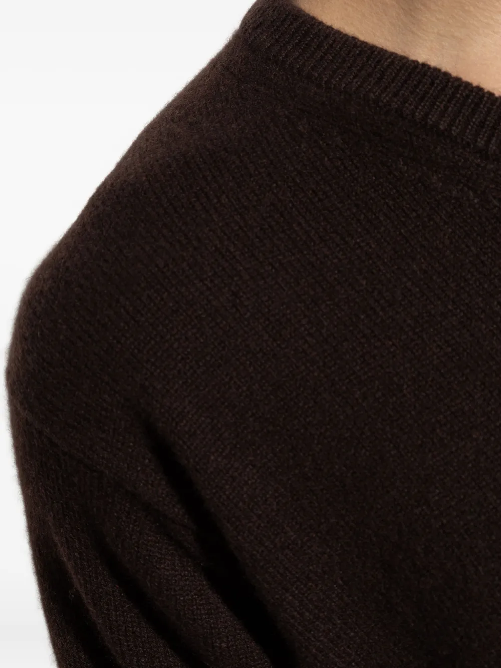Maison Margiela V-neck cashmere sweater Bruin