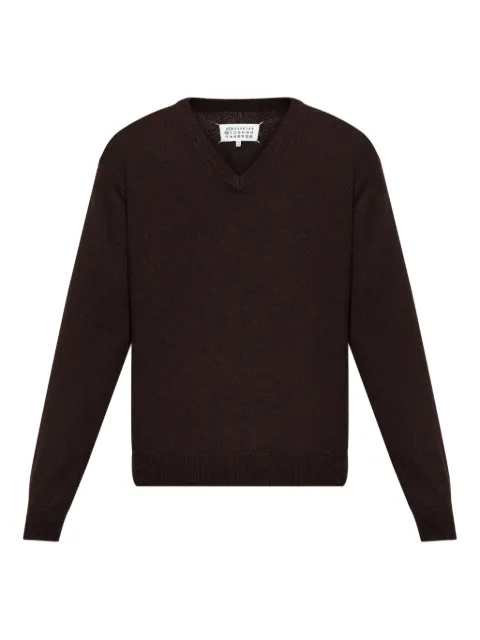 Maison Margiela V-neck cashmere sweater