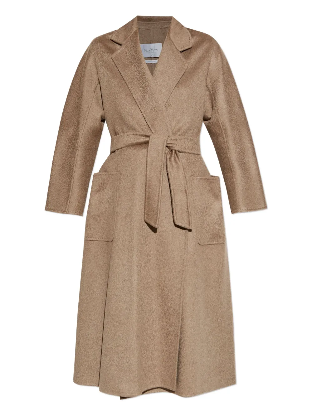 Max Mara Ludmilla jas met ceintuur Bruin