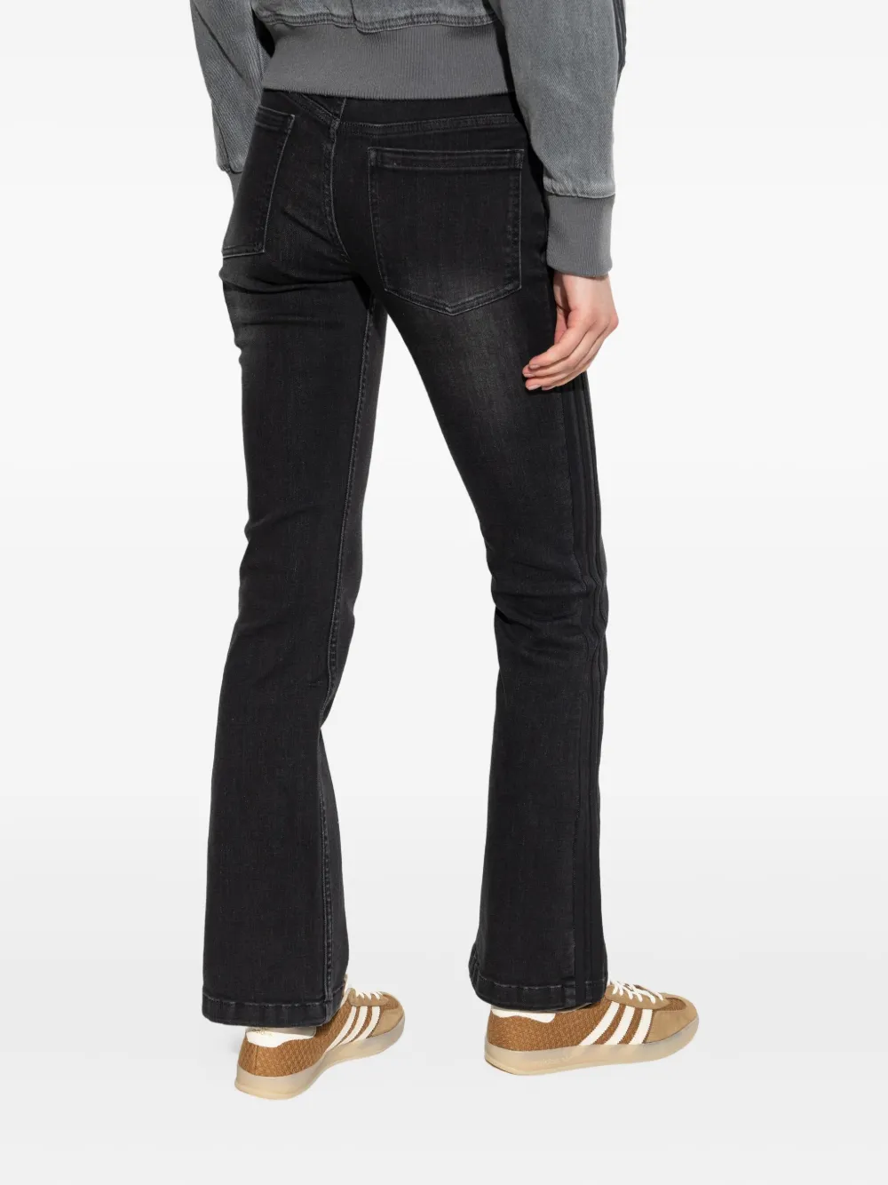 adidas Gerafelde jeans Zwart