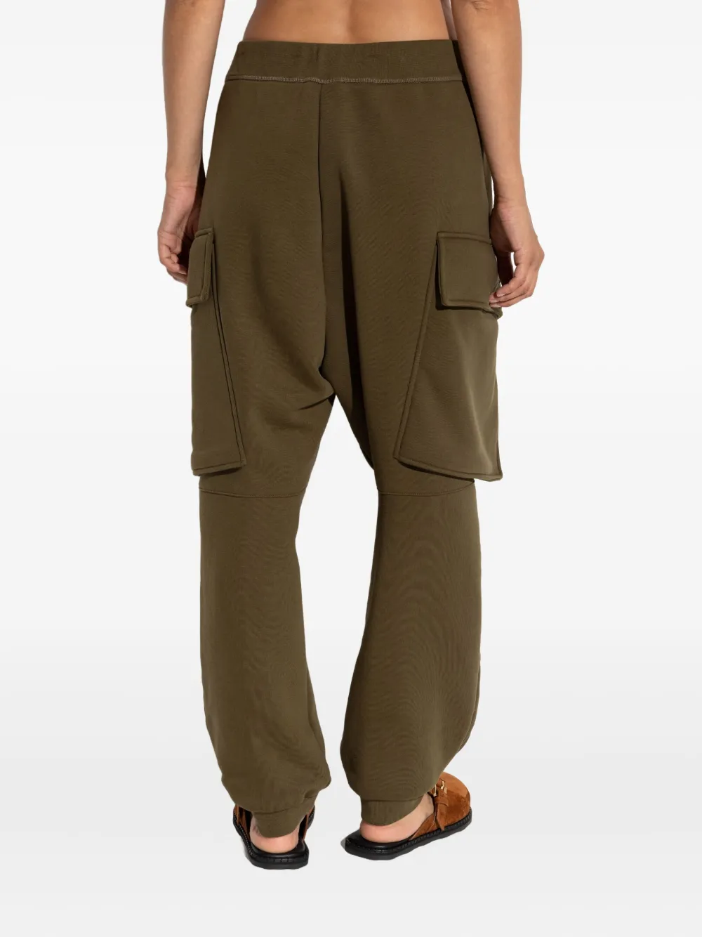 DSQUARED2 Cargo roek met geplooide voorkant Groen
