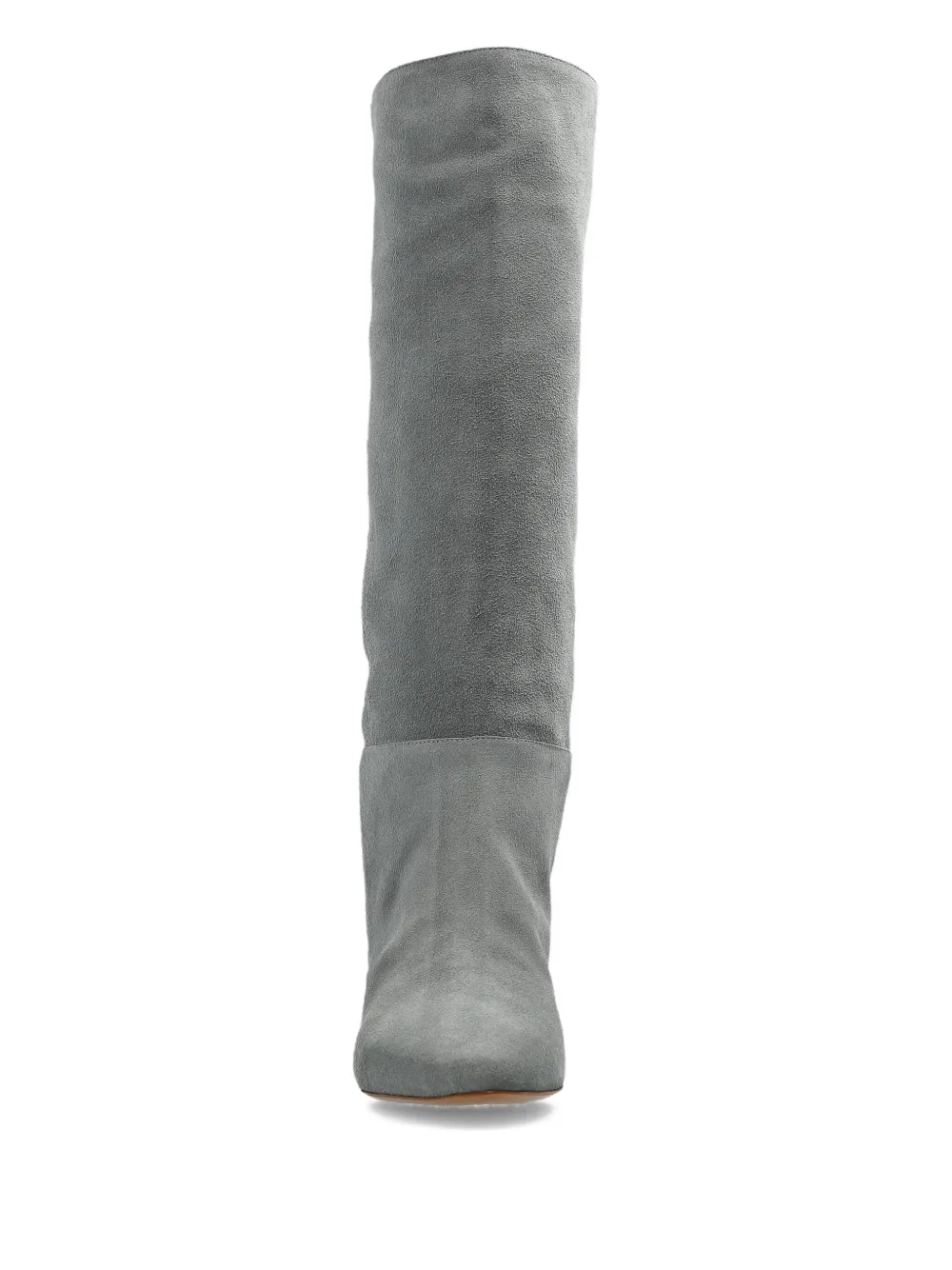 Forte Forte Suede Knee-high Boots In Gray