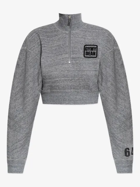 DSQUARED2 zip appliqué knitwear