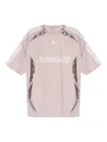 adidas Teamgeist sequin-panelled jersey - Pink