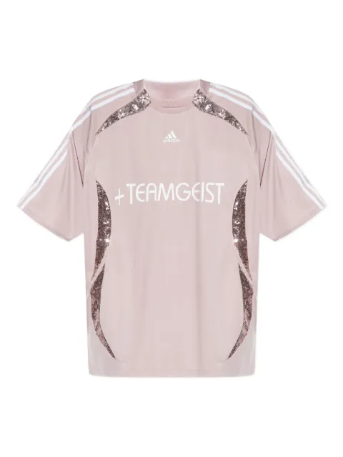 adidas Teamgeist sequin-panelled jersey