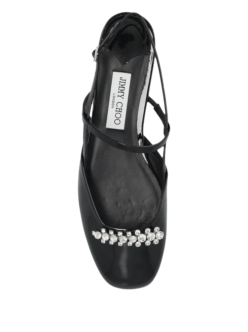 Jimmy Choo crystal-embellished slingback pumps Zwart