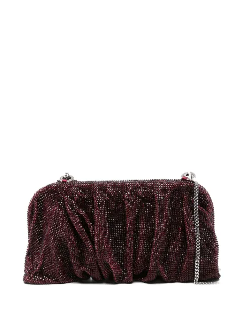 Benedetta Bruzziches La Grande Venus crystal-embellished pleated clutch