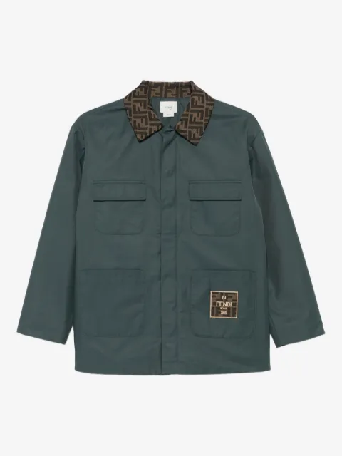 Fendi Kids フラップポケット ジャケット