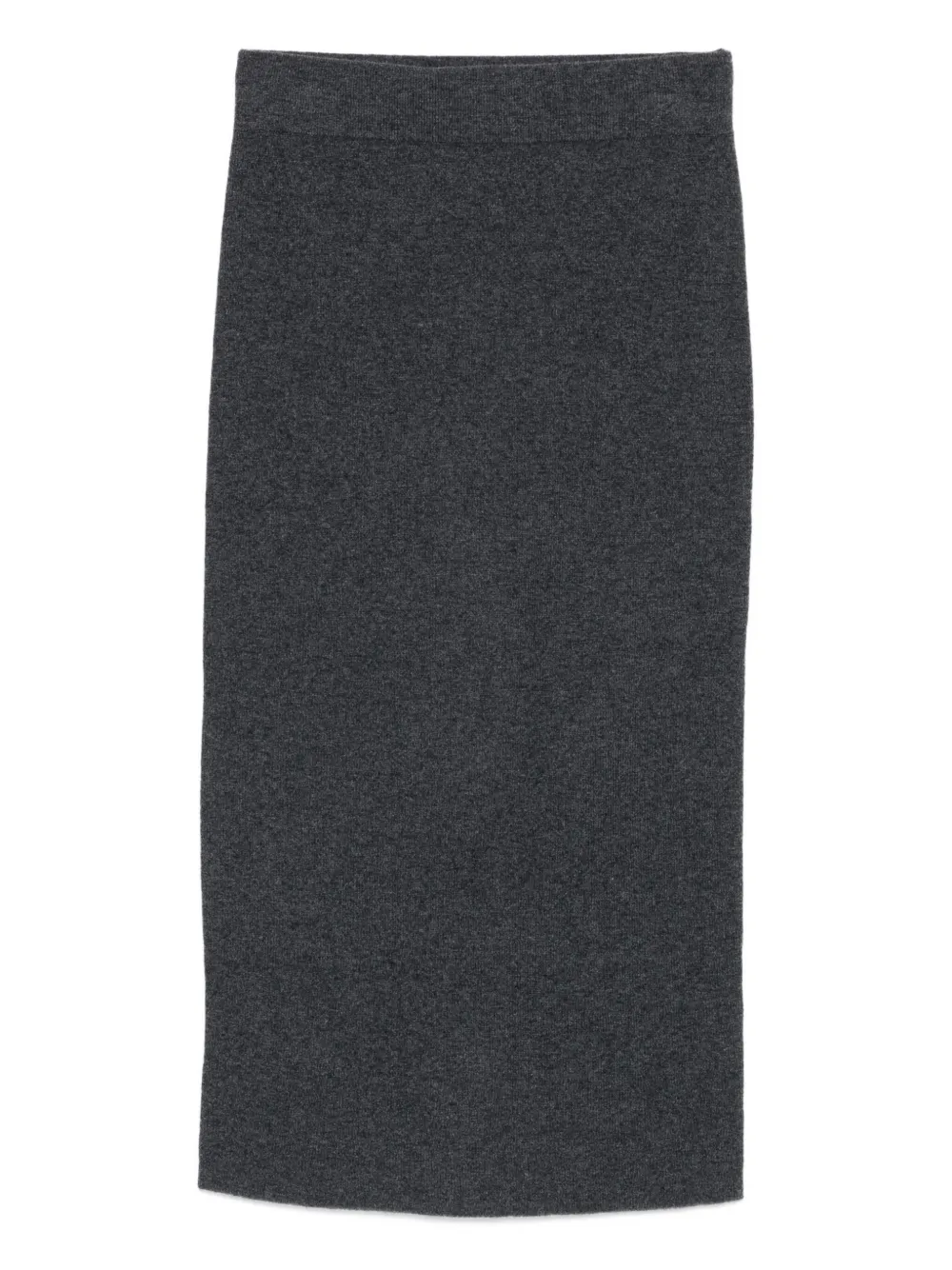 Philo-sofie Mélange-effect Pencil Skirt In Gray