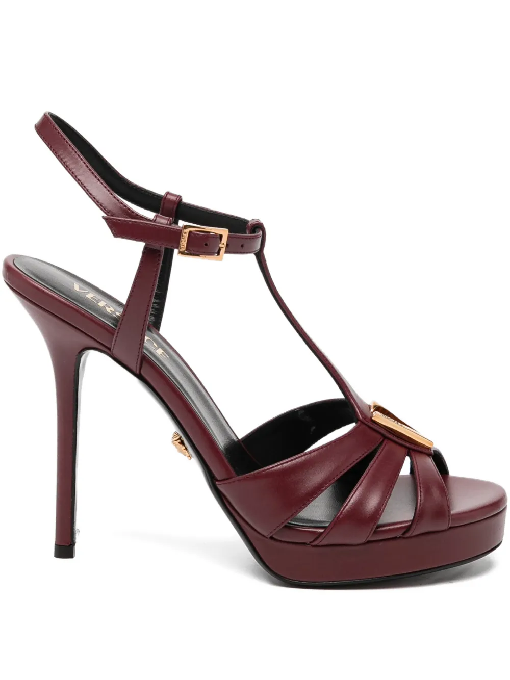 Versace 120mm V sandals Rood