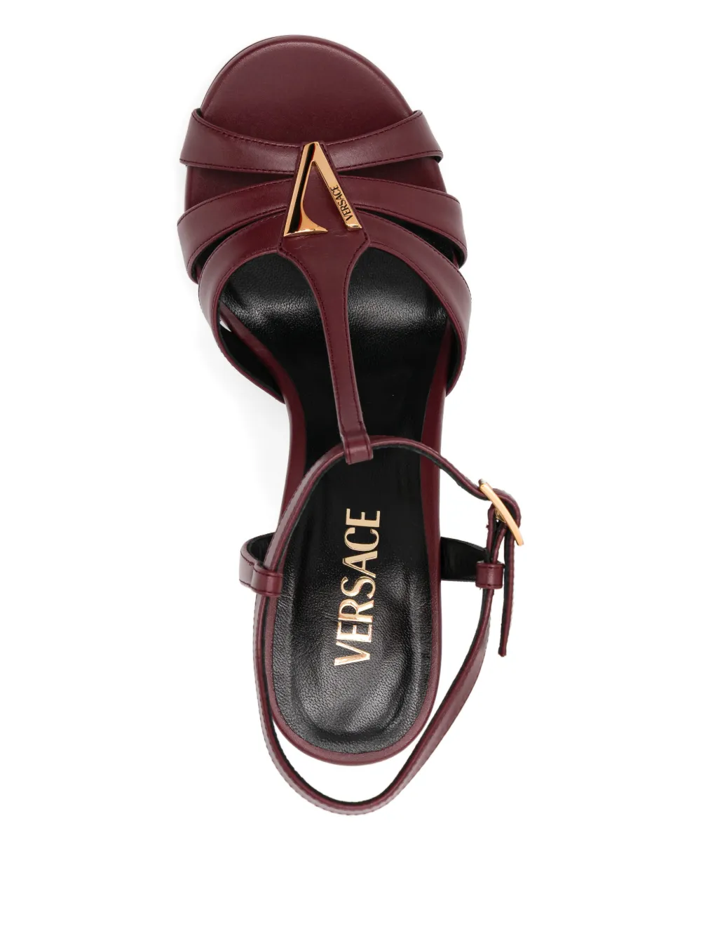Versace 120mm V sandals Rood