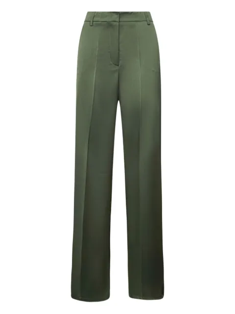 Blanca Vita pressed-crease palazzo trousers