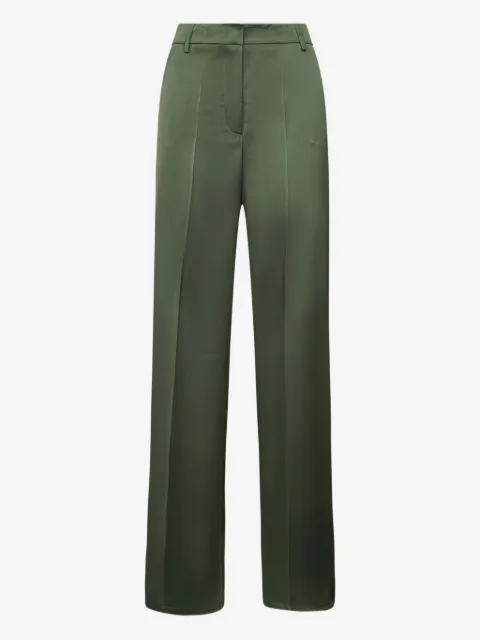 Blanca Vita pressed-crease palazzo trousers