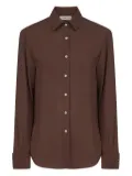 Blanca Vita button-fastening shirt - Brown
