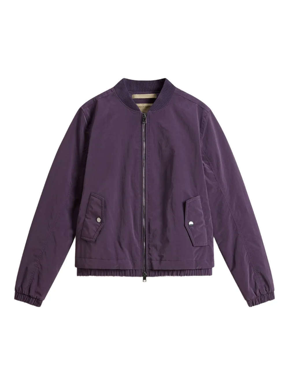 Woolrich ribbed-cuff bomber jacket | Purple | Image 1