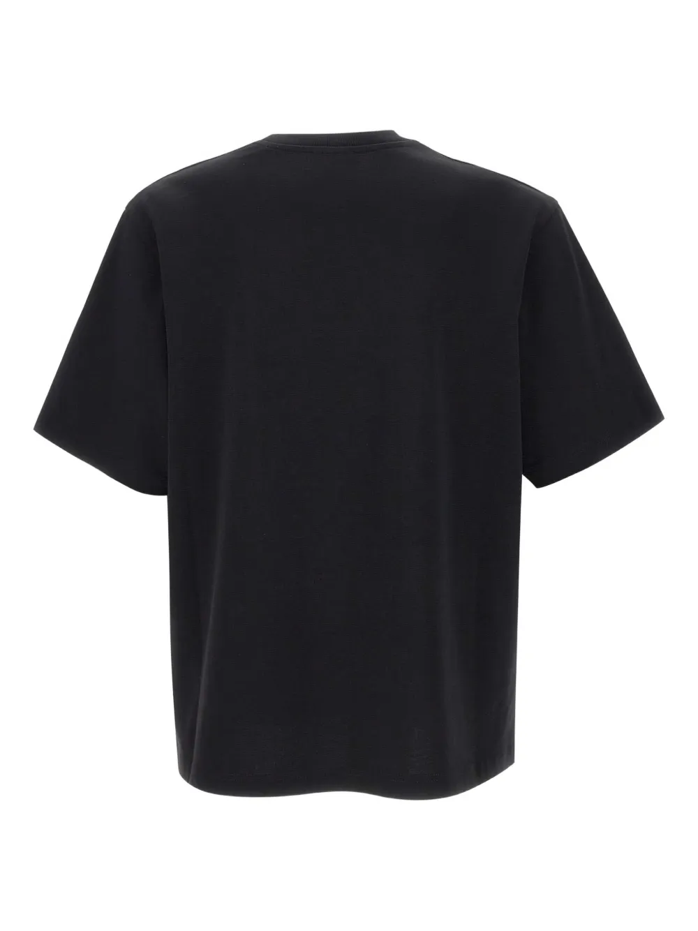 Casablanca metallic logo T-shirt - BLACK