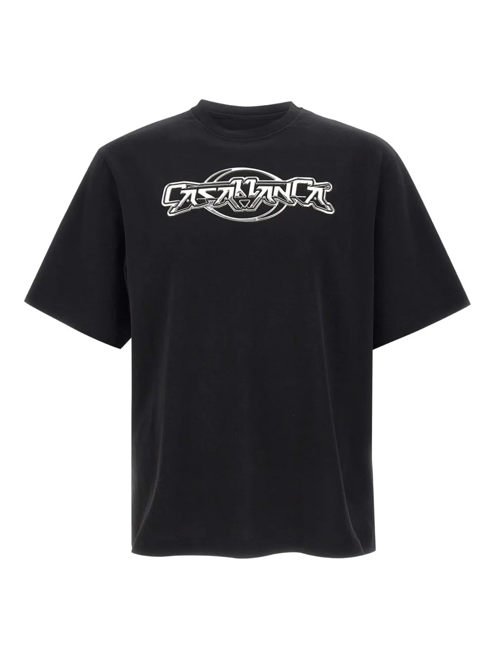 metallic logo T-shirt