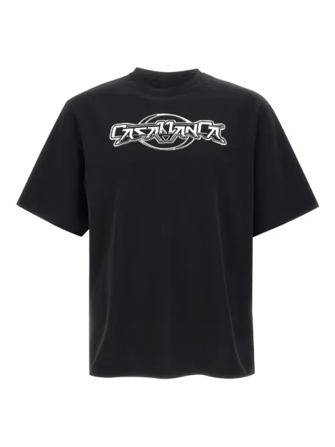 Casablanca metallic logo T-shirt