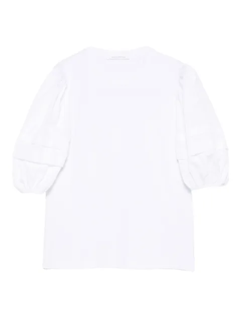Cecilie Bahnsen puff-sleeves cotton-blend top