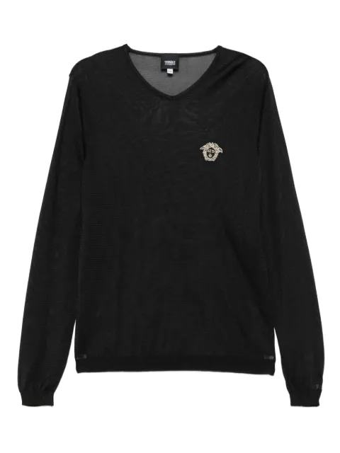 Versace Pre-Owned suéter con emblema Medusa 2000