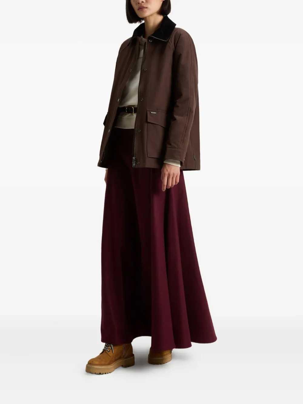 Woolrich velvet-collar cotton jacket | Oversized Jackets | Image 2