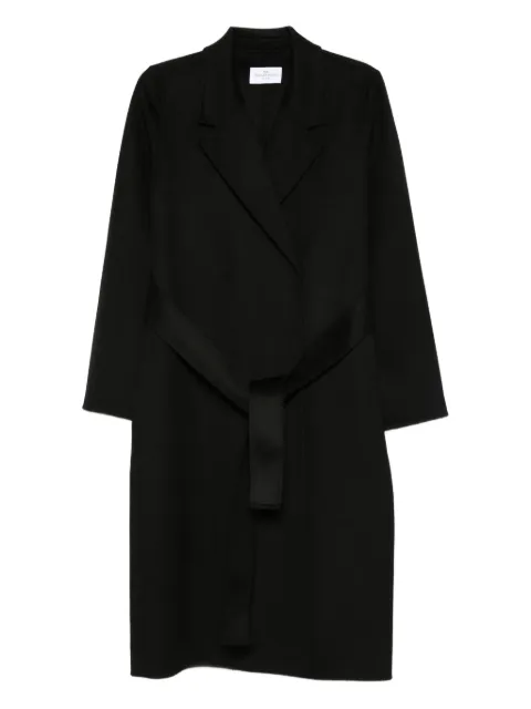THE DYNAMIS STUDIO belted notched coat