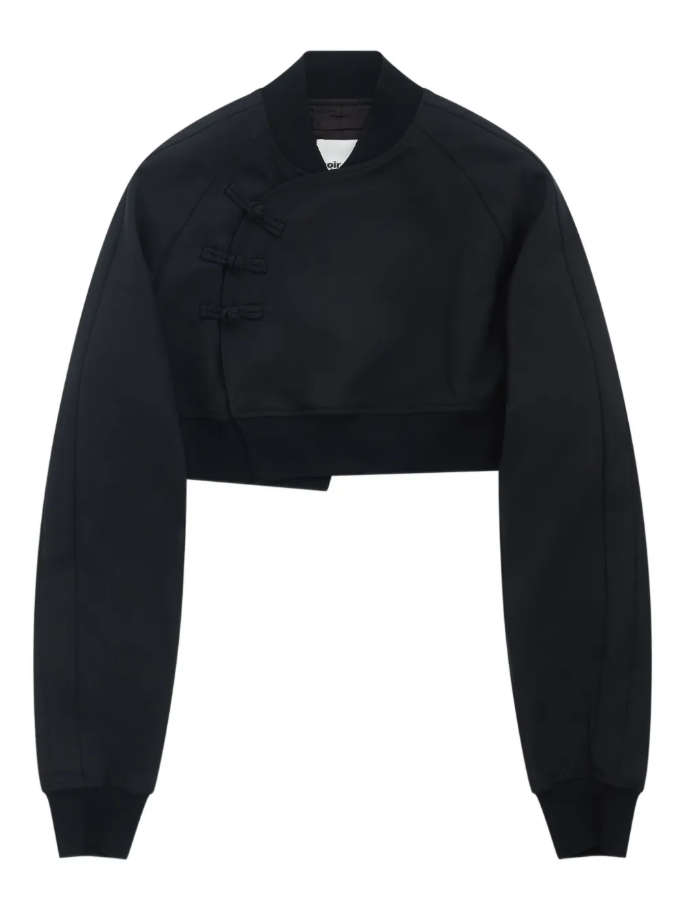Noir Kei Ninomiya Jacke mit Knotendetail - Schwarz