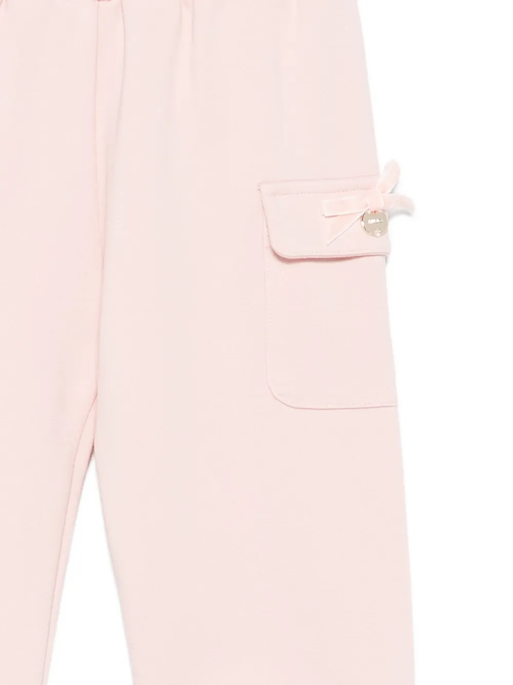 LIU JO Pocket broek met strikdetail Roze