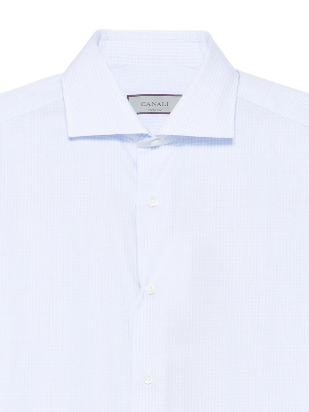 Canali Overhemd met lange mouwen Blauw