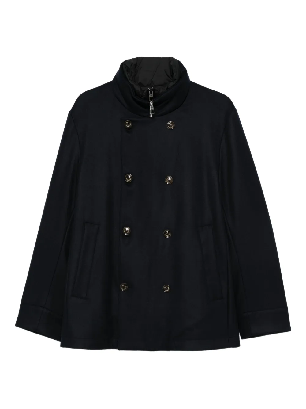 Montecore Double-breasted Padded Jacket In Blue
