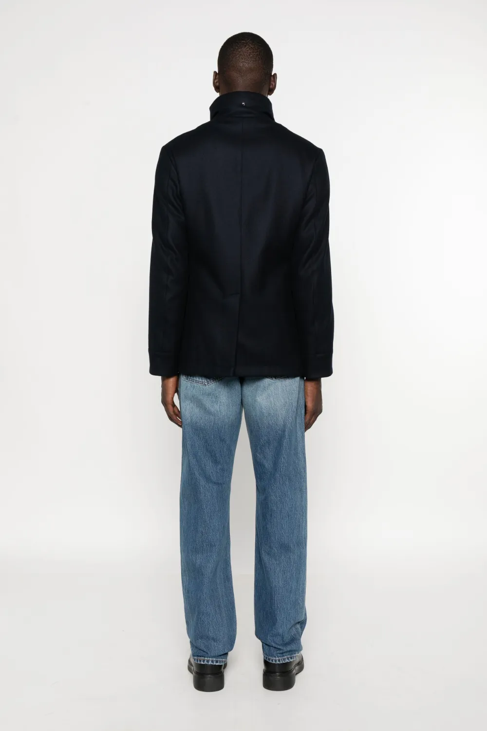 Montecore Double-breasted Padded Jacket In Blue