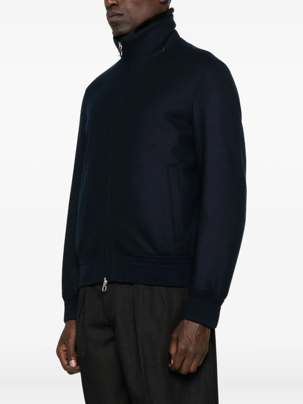 Montecore Jack met contrastkraag Blauw