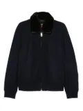 Montecore contrasting-collar zip-up jacket - Blue